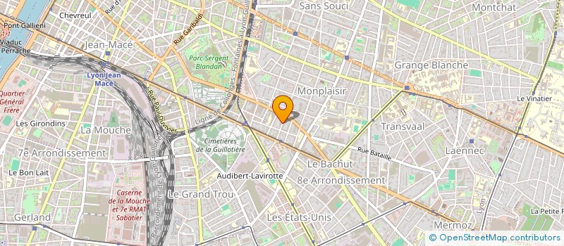 localisation de l'entreprise 501 990 725   LYON