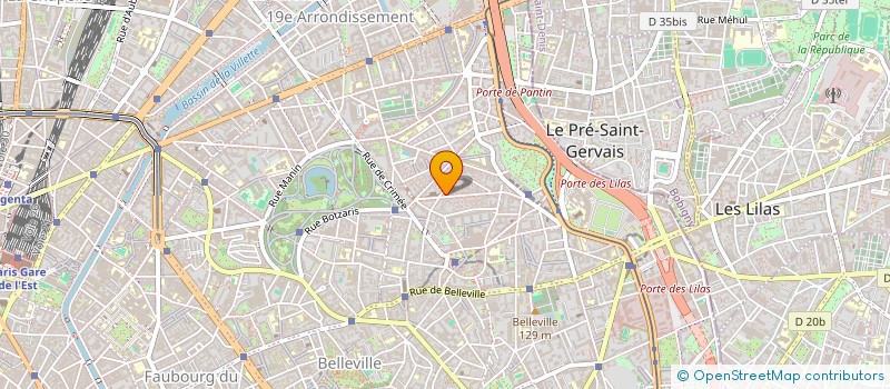 localisation de l'entreprise 501 995 666 à LES LILAS