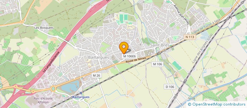 localisation de l'entreprise 501 NOALFAN  BAILLARGUES
