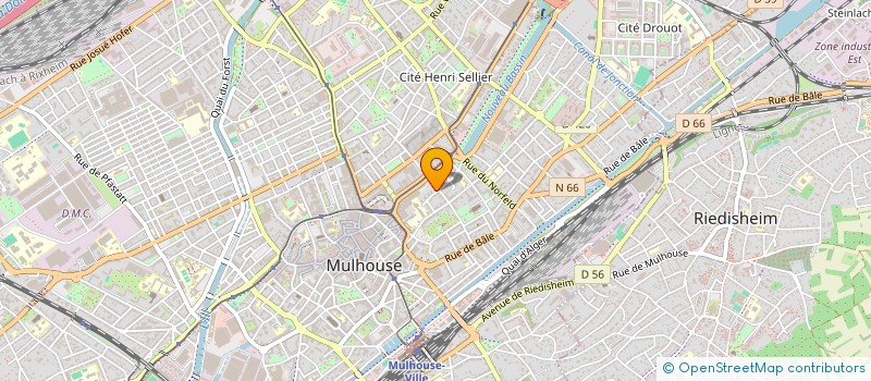 localisation de l'entreprise 502 008 550   MULHOUSE