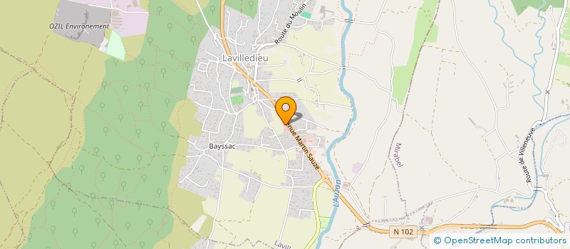 localisation de l'entreprise 502 013 758   LAVILLEDIEU