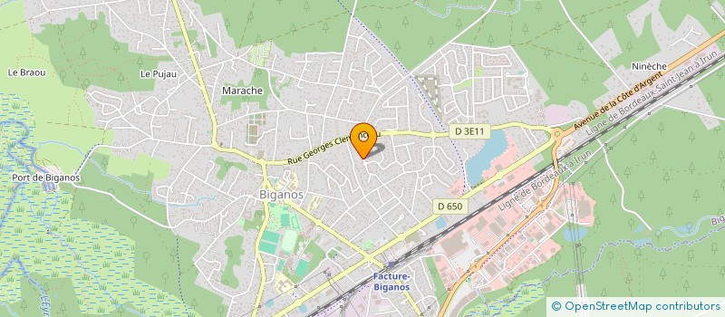 localisation de l'entreprise 502 022 932   BIGANOS