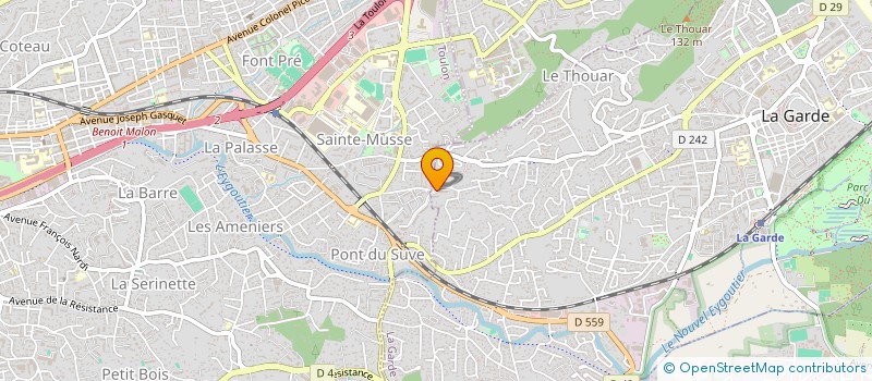 localisation de l'entreprise 502 035 520 à LA GARDE