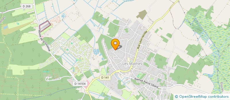 localisation de l'entreprise 502 110 380   LES MATHES