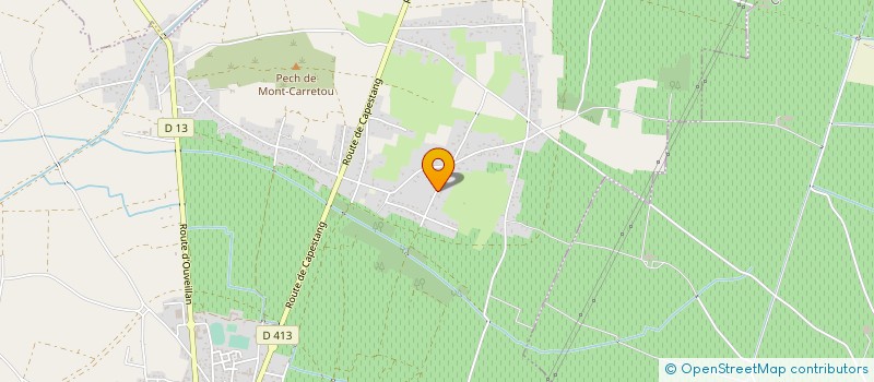 localisation de l'entreprise 502 123 581   CUXAC-D'AUDE