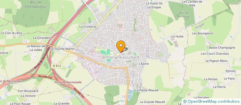 localisation de l'entreprise 502 145 360 à THORIGNE-FOUILLARD