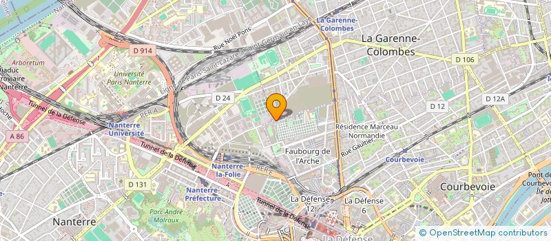 localisation de l'entreprise 502 259 377 à COURBEVOIE