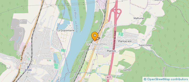 localisation de l'entreprise 502 274 004   LES TOURRETTES