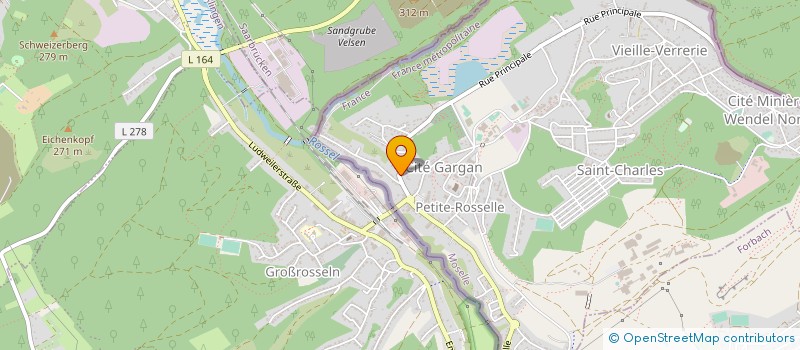 localisation de l'entreprise 502 313 463   PETITE-ROSSELLE