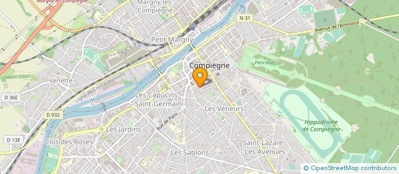 localisation de l'entreprise 502 327 539   COMPIEGNE