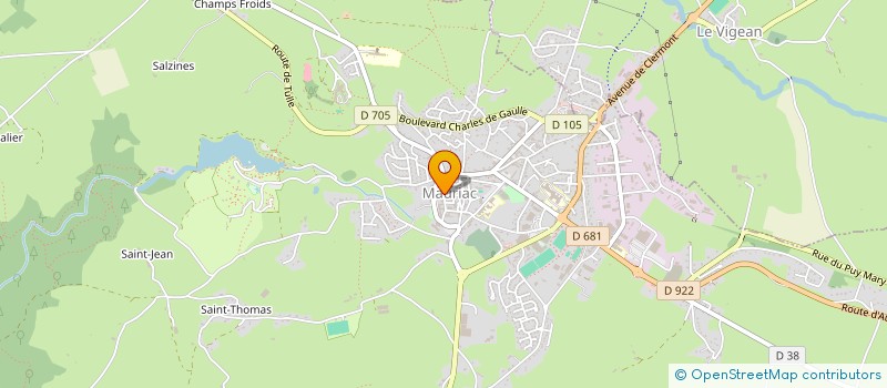 localisation de l'entreprise 502 381 205   CLERMONT-FERRAND