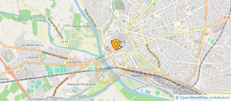 localisation de l'entreprise 502 384 258 à BEZIERS