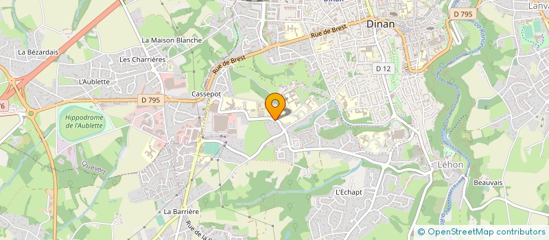 localisation de l'entreprise 502 387 806   DINAN