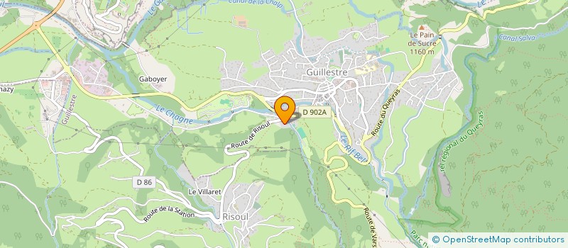 localisation de l'entreprise 502 413 214   NANS-LES-PINS