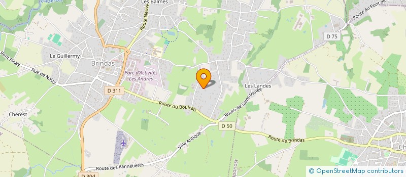 localisation de l'entreprise 502 443 260   BRINDAS