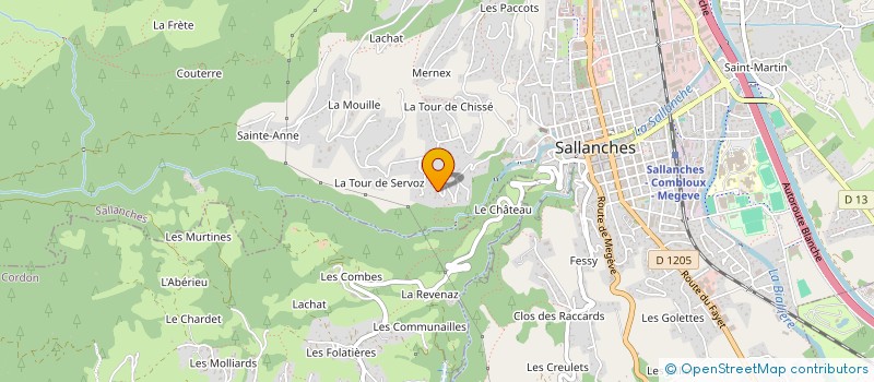 localisation de l'entreprise 502 548 985   SALLANCHES