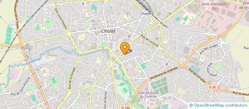 localisation de l'entreprise 502 558 406  à CHOLET