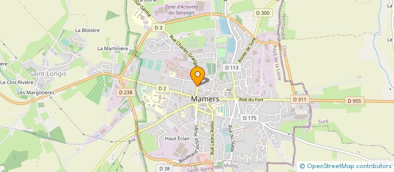 localisation de l'entreprise 502 561 541 à SURE