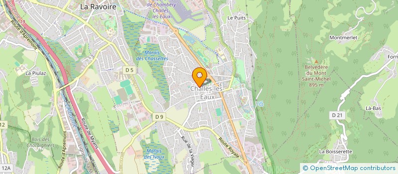 localisation de l'entreprise 502 599 947   CHAMBERY