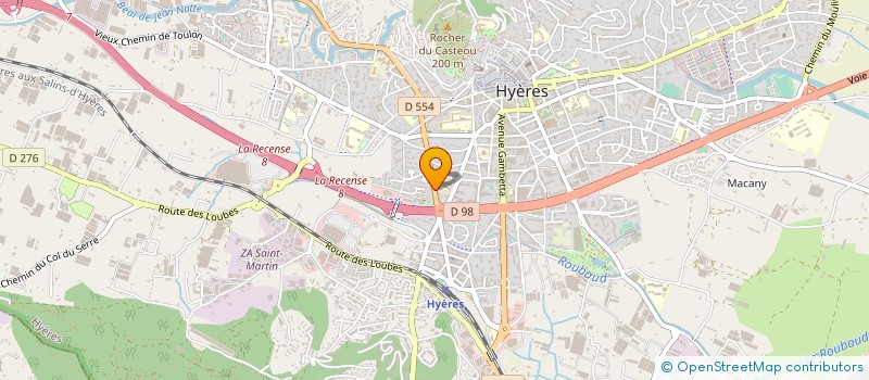 localisation de l'entreprise 502 601 800   HYERES