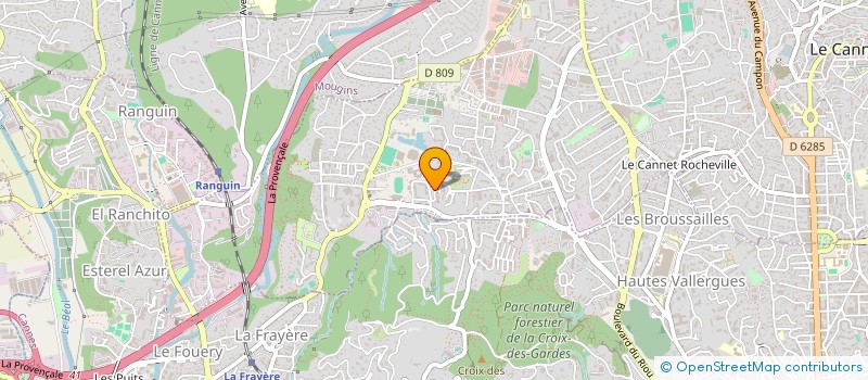 localisation de l'entreprise 502 635 469   MANDELIEU-LA-NAPOULE