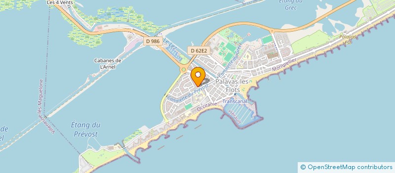localisation de l'entreprise 502 650 922  à PALAVAS-LES-FLOTS