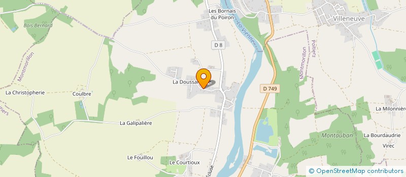 localisation de l'entreprise 502 770 712   CHAUVIGNY
