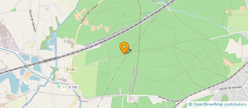 localisation de l'entreprise 502 791 577   VESTRIC-ET-CANDIAC