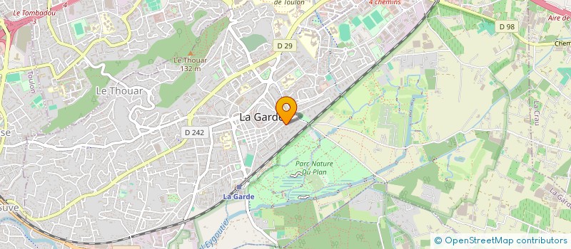 localisation de l'entreprise 502 800 782 à LA GARDE