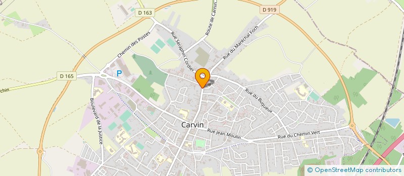 localisation de l'entreprise 502 818 834   CARVIN