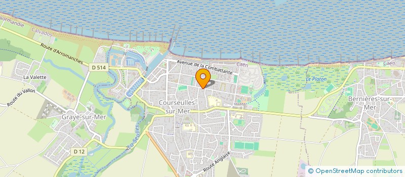 localisation de l'entreprise 502 848 039 à COURSEULLES-SUR-MER