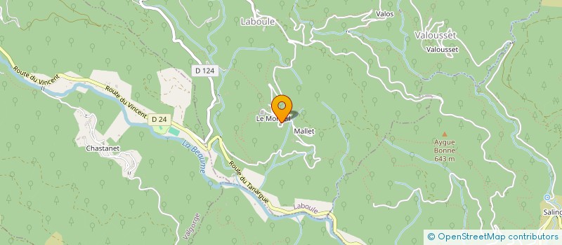 localisation de l'entreprise 502 853 948  à LARGENTIERE