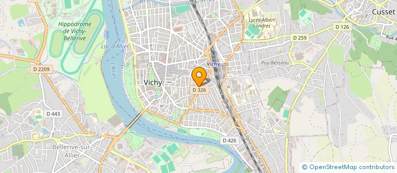 localisation de l'entreprise 502 872 450 à VICHY