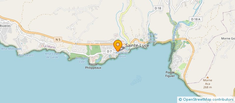 localisation de l'entreprise 502 877 590  à SAINTE LUCE