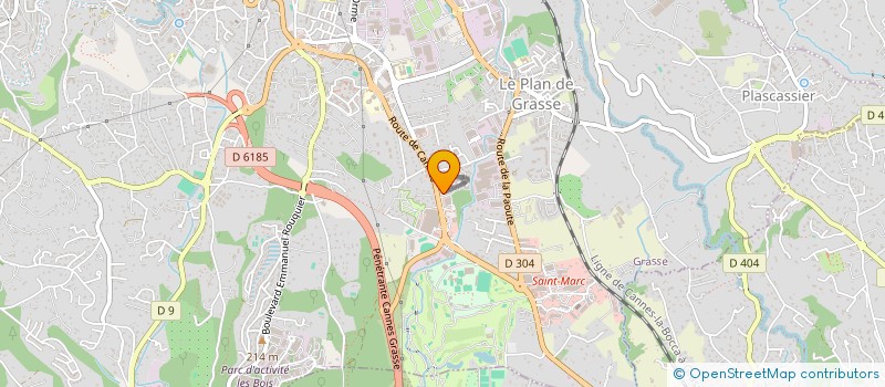 localisation de l'entreprise 502 893 340   GRASSE