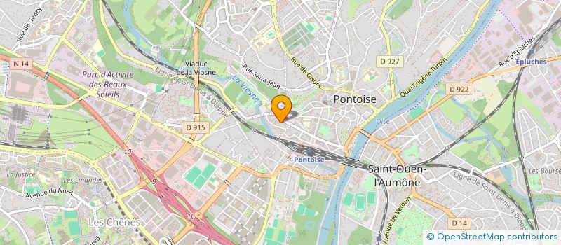 localisation de l'entreprise 502 896 970   PONTOISE