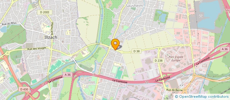 localisation de l'entreprise 502 900 772   SAUSHEIM