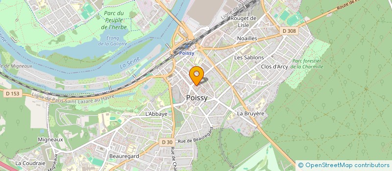 localisation de l'entreprise 502 917 321   POISSY