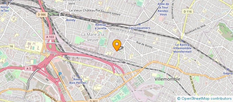 localisation de l'entreprise 502 919 988  à SEVRAN