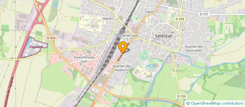 localisation de l'entreprise 502 957 129   SELESTAT