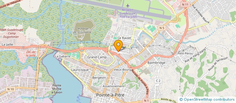 localisation de l'entreprise 502 970 064 à LES ABYMES
