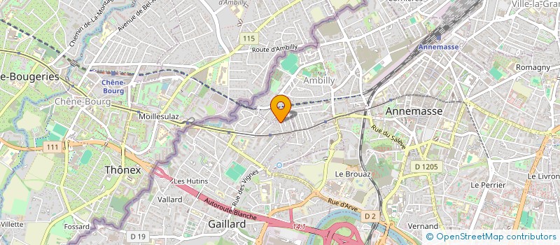 localisation de l'entreprise 502 989 460   GAILLARD