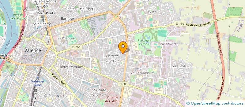 localisation de l'entreprise 503 060 279   VALENCE