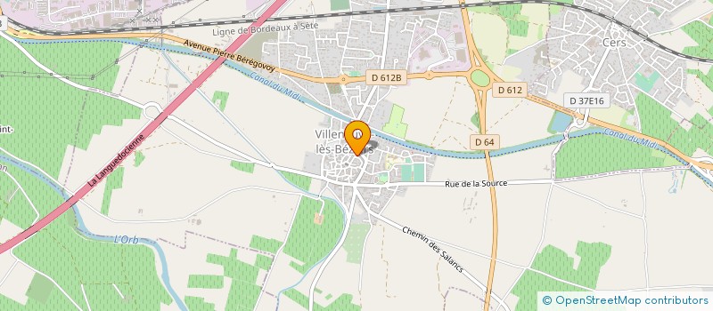 localisation de l'entreprise 503 112 815   BEZIERS