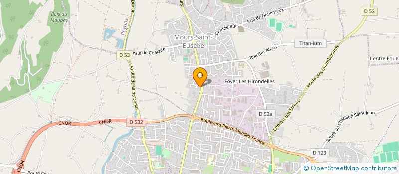 localisation de l'entreprise 503 192 056   MOURS-SAINT-EUSEBE