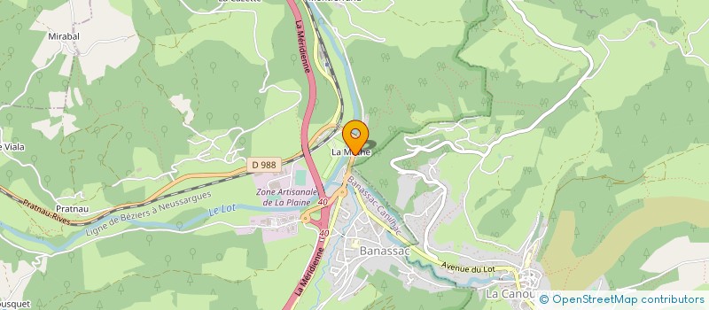 localisation de l'entreprise 503 230 724   BANASSAC-CANILHAC