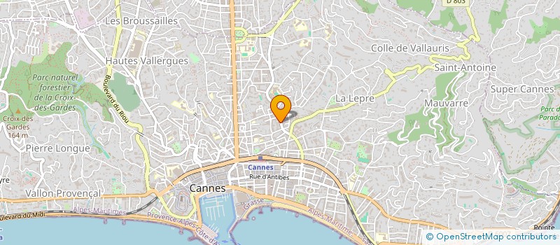 localisation de l'entreprise 503 257 305   CANNES