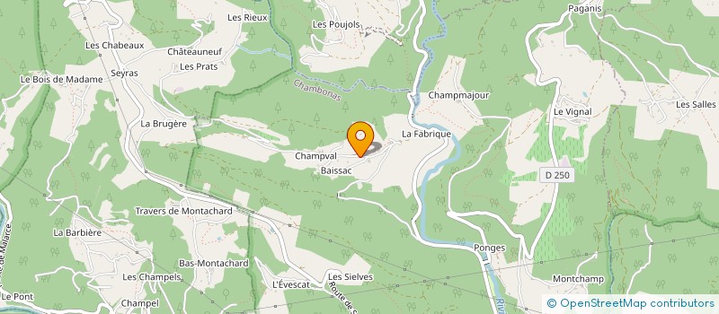 localisation de l'entreprise 503 275 232 à CHAMBONAS