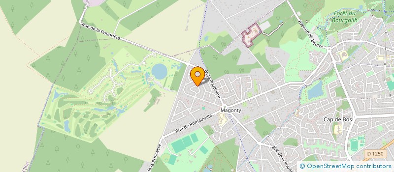 localisation de l'entreprise 503 309 833   BORDEAUX