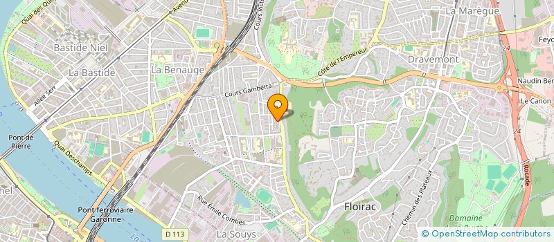 localisation de l'entreprise 503 317 745   CENON